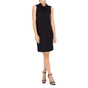 NWT Bobeau turtleneck black dress size medium